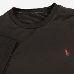 Polo 67 Ralph Lauren Performance Black Short Sleeve T Shirt Mens Fits Like Small